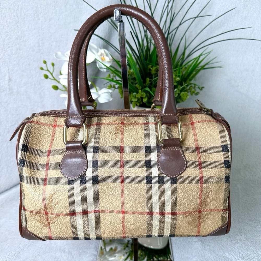 ❤️Vintage Burberrys Boston Bag - Picture 3 of 15